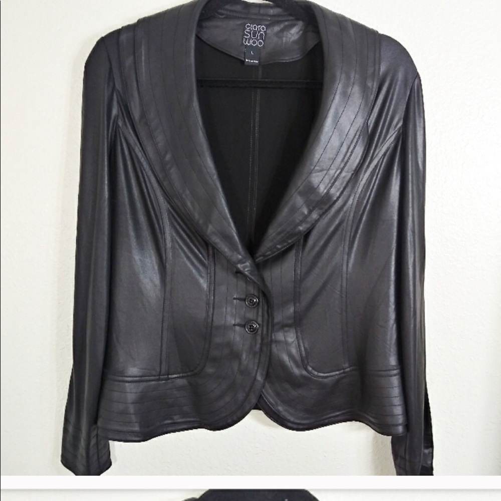 Ciara sun woo black jacket